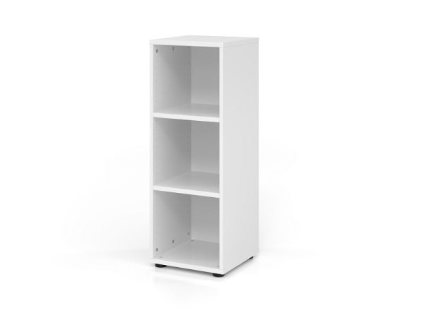 Hammerbacher smalle plank 934RE, 3 OH, romp: wit, 40 x 40 x 110 cm (BxDxH), V934RE/W