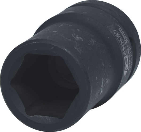 KS Tools 1" slagdop, zeskant, middellang, 30 mm, 515.2130
