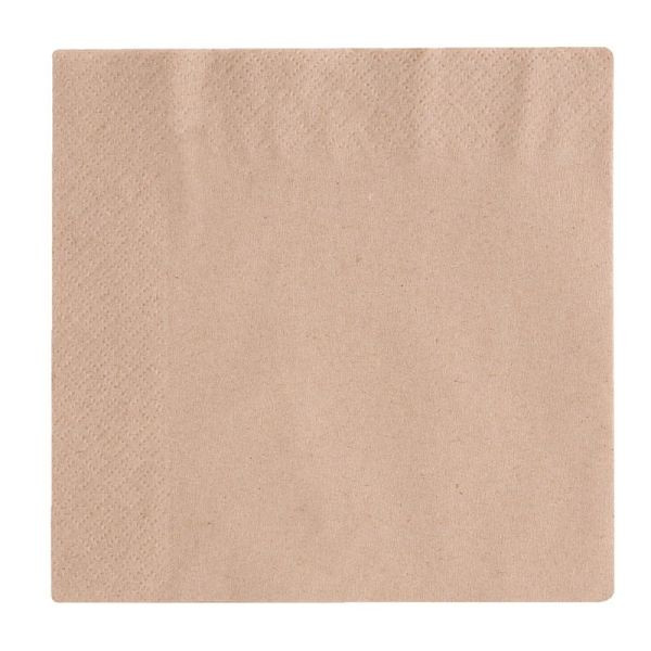 Vegware composteerbare ongebleekte servetten 33cm, pak van 2000, DW621