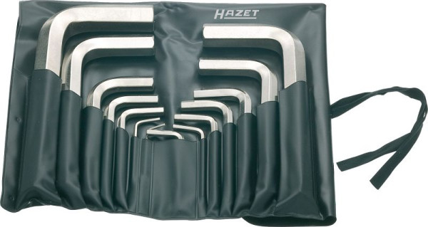 Hazet haakse schroevendraaierset, binnenzeskantprofiel, 2 - 12, aantal gereedschappen: 10, 2100/10P
