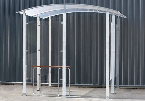 DENIOS rokersoverkapping, vrijstaand, 4 m², 173446