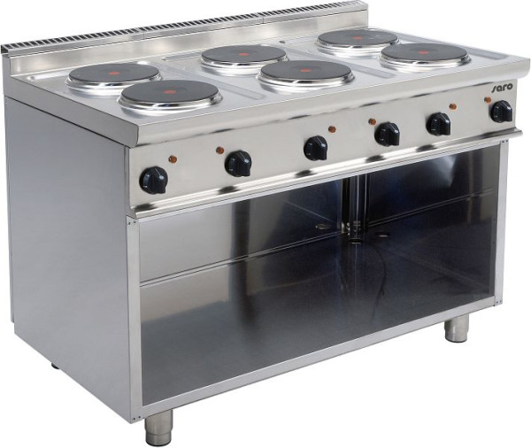 Saro elektrisch fornuis met open basis model E7/CUET6BA, 423-1075