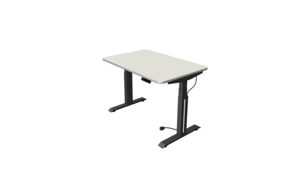 Kerkmann Move Professionele zit-/statafel, B 1200 x D 800 mm, elektrisch in hoogte verstelbaar van 640-1290 mm, wit, 10070410
