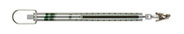 PESOLA veerweger 100g, schaalverdeling 1,0g, microlijn, groen, met klem, 20100