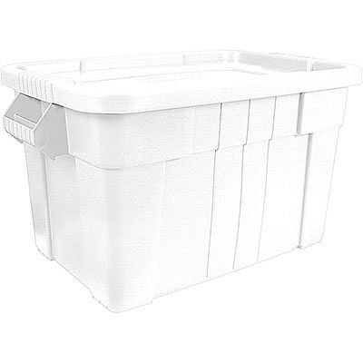Stalgast voorraadbak met deksel, kleur wit, 710 x 440 x 380 mm (BxDxH), geschikt voor 2 x GN 1/1 (150 mm), LT0203790