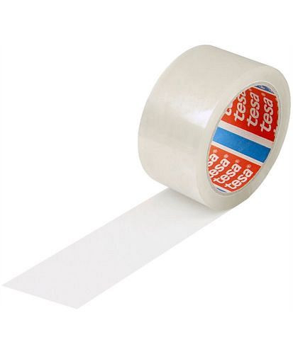 tesa PP plakband 64014, 50 mm breed x 66 m, dikte 45 µ, transparant, verpakking: 36 rollen, 299499