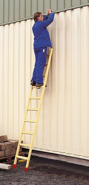 Euroline houten sportladder met 8 treden, lengte 2,3 m, 1010108