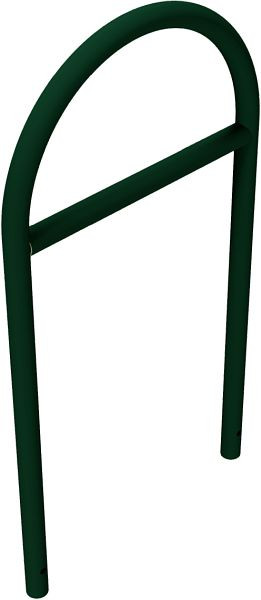 Schake ronde beugel van staalbuis Ø 48 mm x 2,5 mm voor inzetting in beton, met kruisschoor, totale breedte: ca. 650 mm, gecoat, 448_066B