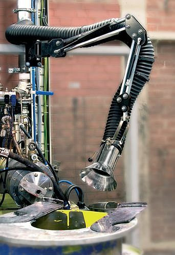 DENIOS ATEX afzuigarm met gegalvaniseerd frame, 4 m lang, 170022