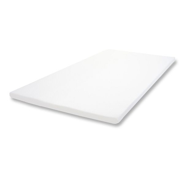 Mendler 6cm traagschuimmatras topper HWC-E63, topper matrasbeschermer matrasbeschermer, 140x200cm viscoschuim, 68509
