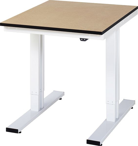 RAU werktafel serie adlatus 300 (elektrisch in hoogte verstelbaar), MDF werkblad, 750x720-1120x1000 mm, 08-WT-075-100-F