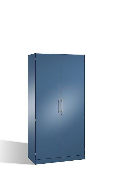 C+P vleugeldeurkast Asisto, H1980xB1000xD435mm, kleur: verre blauw, beugelgreep, 5 FH, 141002-000 S10259