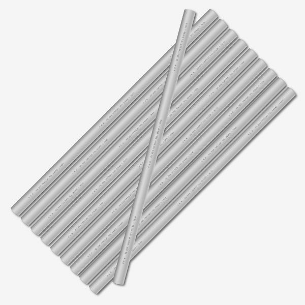 HKW zuigleiding voor centrale stofzuiger (pak van 10) - 10x 1,5 m, 030292