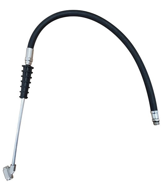 SW stalen slang met tankstationstekker voor bandenspanningsmeter, 25130L