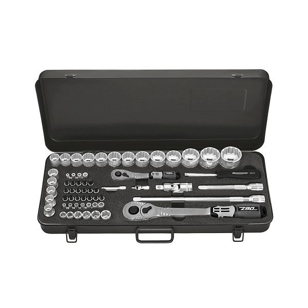 MATADOR dopsleutelset, 12-kant, 12,5 (1/2) 6,3 (1/4) mm, 4118 9231