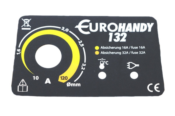 ELMAG frontsticker nr. 05, voor EUROHANDY 132 (77650598), 9505658