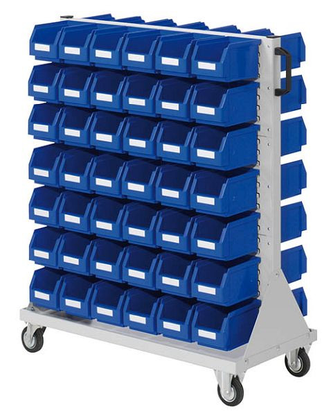 Bedrunka + Hirth trolley maat 3, 84 bakken, afmetingen in mm (BxDxH): 1000 x 500 x 1230, 04.03.2013