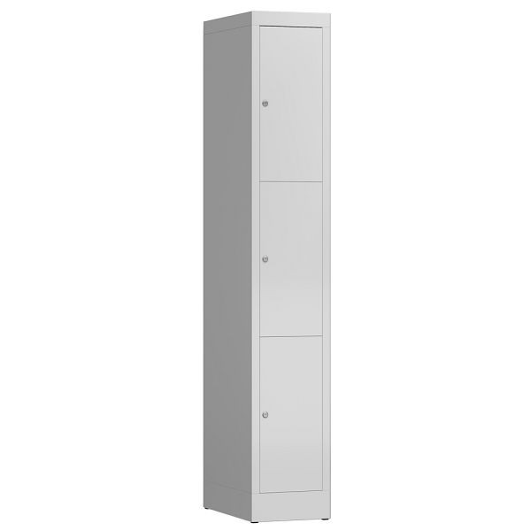 Lüllmann ClassiX lockerkast, 1 compartiment, 3 compartimenten, 1800 x 310 x 500 mm, signaalwit, X-520317