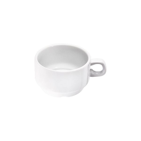 Stalgast serie Isabell cappuccino kop, stapelbaar 0,25 liter, VE: 12 stuks, PZ2319025
