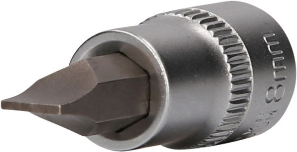 Brilliant Tools 3/8" sleufbitdop, 2 x 8 mm, BT021862