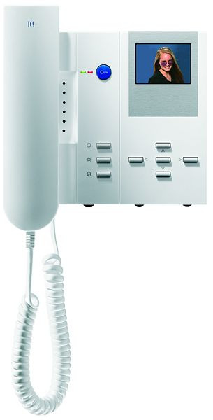 TCS video deurtelefoon serie IMM met 4 + 5 knoppen, opbouw wit, IMM1300-0140