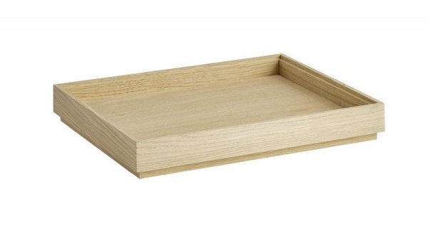 APS GN 1/2 houten kist -VALO-32,5 x 26,5 cm, hoogte: 4,5 cm, eikenhout (geolied), 14003