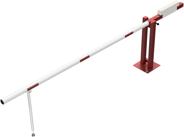 Schake slagboom met contragewicht en pendelsteun, dagbreedte: 3000 mm, voor hangslot, 411_31VPB