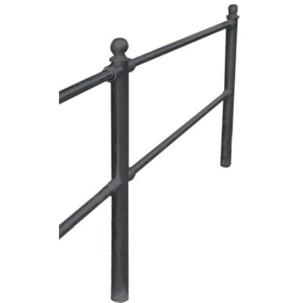 Stone HGS beschermrailing/voordeelrailing, verbindingsstuk van aluminium, RAL 7016 antracietgrijs, 467.24b