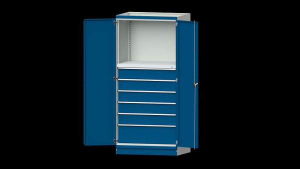 ANKE werkbanken basiskast modulair kastensysteem, serie 1060 V, model 4003, 1015 x 720 x 2200 mm, RAL 7035/5010, 631.274