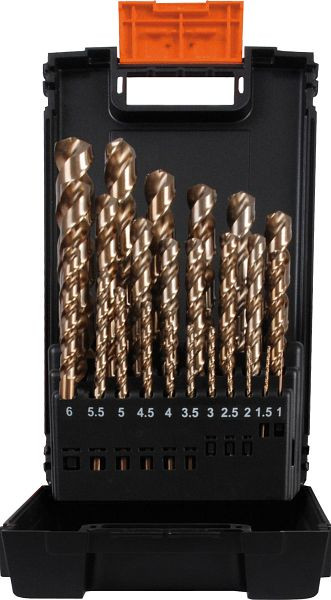 Projahn kunststof cassette Mambo DIN 338 type Co8% N-HD 25 stuks 1 - 13 mm, 60024