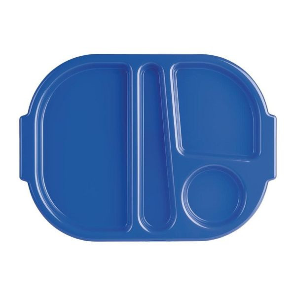 Olympia Kristallon menubakjes blauw 37,5 x 27,8cm, VE: 10 stuks, U038