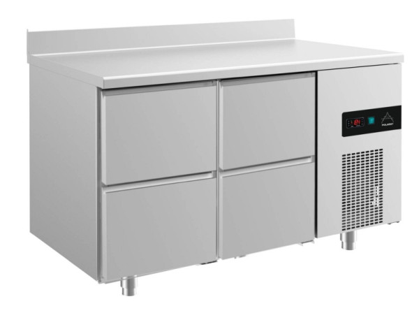 A&S Polarny koeltafel -2 tot +8°C met 2x twee laden, 1400 x 700 x 850 mm, met opstaande rand, KT2ZZA