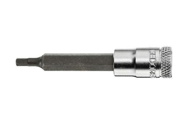 GEDORE schroevendraaierbit, 1/4'' voor binnenzeskantschroeven, lang 3 mm, 1933256