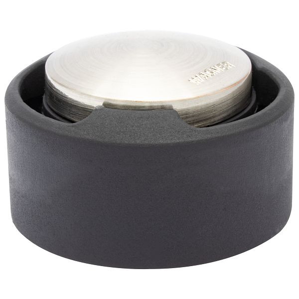 WAGNER vloerdeurstop SOG DESIGN 1 diameter 50mm, hoogte 30mm, zijdeglans, SB, VE: 4 stuks, 15517111
