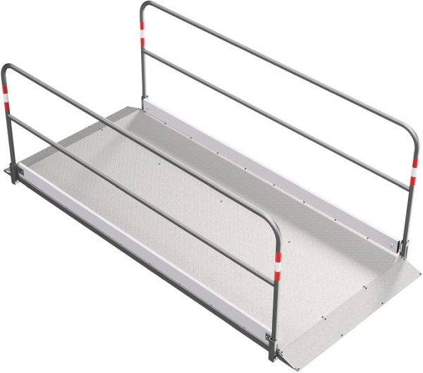 Schake sleufbruggen van aluminium met stalen bodemplaat, breedte: 1,20 m, lengte: 2,70 m, 2027212