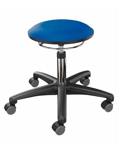 Dauphin werkkruk bekleed in blauw, 266961