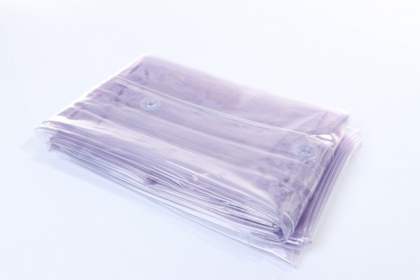 ELMAG beschermgordijn S0, glashelder, breedte: 1300 x hoogte: 2600x0,4 mm, beschermgordijn tegen stof, tocht, vocht en slijpspatten, 56264