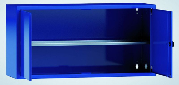 KLW wandkast, 500 x 1000 x 350 mm, vleugeldeuren en 1 legplank, 7FN-NI0500TD-0001XRH