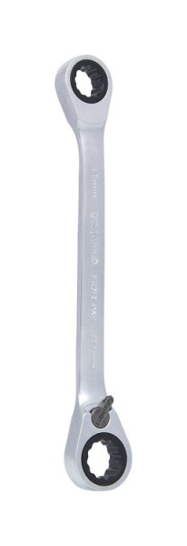 KS Tools GEARplus dubbele ratelringsleutel omschakelbaar 8x10mm, 503.4572