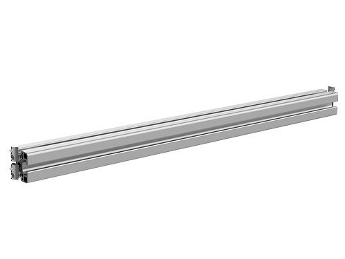 Bedrunka+Hirth aluminium profielschoor, afmetingen in mm (BxDxH): 620 x 40 x 40, 07.98.7080-1
