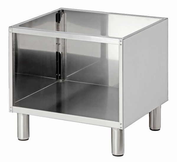 Bartscher onderbouw open, 650, B600, chroomnikkelstaal, 112021