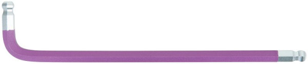 KS Tools Inbussleutel met dubbele kogelkop, XL, 8,0 mm, paars, 151.4308