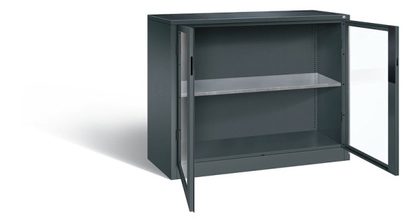 C+P gereedschapskast Acurado, H1000xB1200xD500mm, kleur: antracietgrijs, verzonken handgreep, 8831-0552 S10011