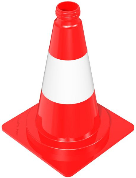 Schake verkeerskegels daglicht, rood/wit, hoogte: 320 mm, 3L320