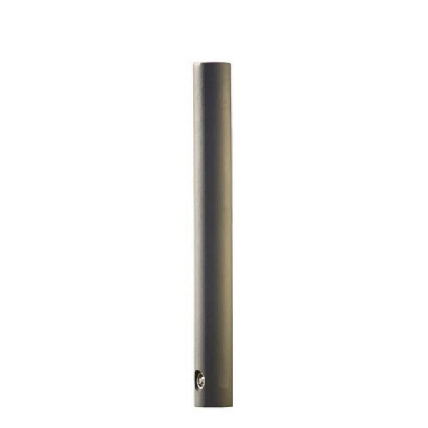 Stone HGS stijl tuinpaal -Delion-, afneembaar met 3p technologie, zeshoekig slot in het midden, inclusief bodemhuls, RAL 6009 dennengroen, paal: Ø 98 mm, 25053-04