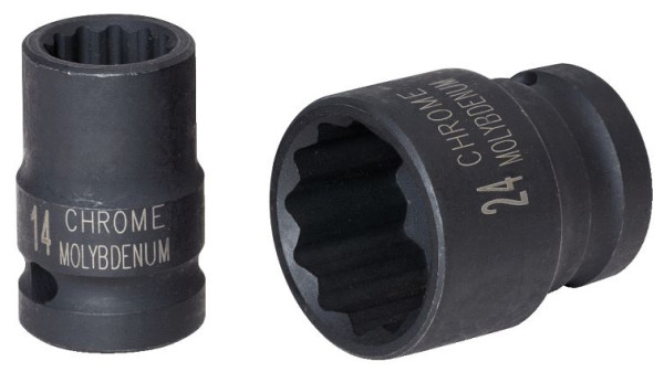 KS Tools 1/2" 12-kant slagdop, kort, 9 mm, 515.0988