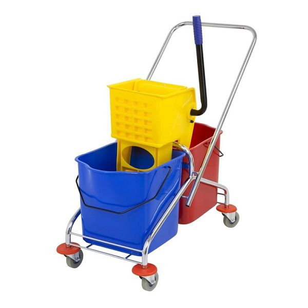 Jantex dubbele mopemmer met mopwringer 2 x 23L, M880