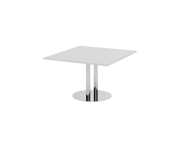 Hammerbacher koppel- en montageplaat, kleur plaat: grijs, plaat: 1200 x 1300 x 25 mm, kolom/plaatvoet in chroom, werkhoogte: 740 mm, VKT12S/5/C