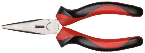GEDORE punttang rood, recht, lengte 160 mm, 2K-greep, 3301131