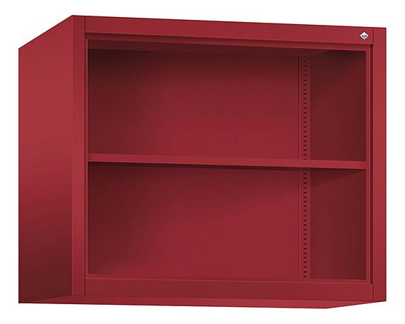 C+P opzetplank Acurado, H790xW930xD500mm, kleur: robijnrood, 9185-000 S10015